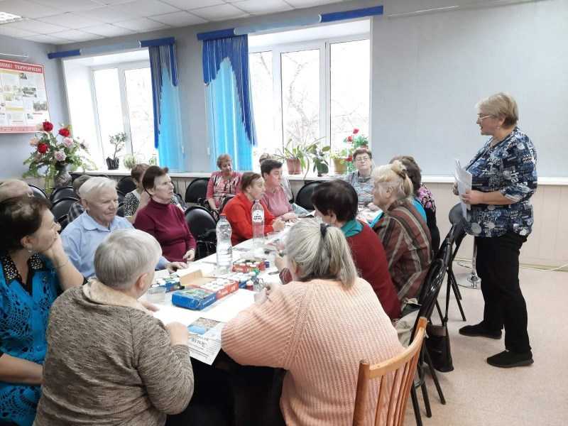 Сегодня в нашем центре психологический тренинг.